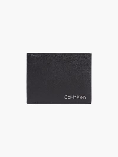Calvin Klein Táskák & Kiegészítők HU960741 | Calvin Klein Bőr Slimfold Férfi Pénztárca Fekete